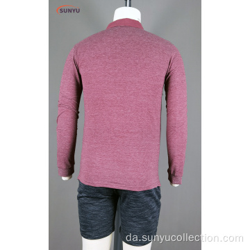 Herre Long Sleeve Polo T-Shirt